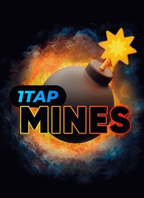 1Tap Mines logo – Crash Games by Turbo Games at Fenikss Casino