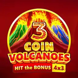 Play the 3 Coin Volcanoes slot by Booongo on Fenikss Casino