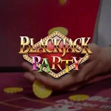Blackjack Party logo by Evolution at Fenikss Casino