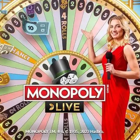 Play the Monopoly Live slot by Evolution on Fenikss Casino